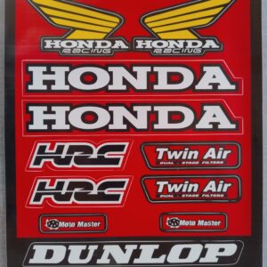 Planche autocollant HONDA