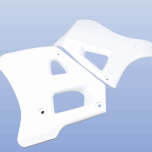 Ouies de radiateur BLANCHES YAMAHA 125 DTR -200 DTR