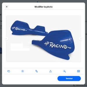 Protèges mains bleu