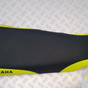 HOUSSE DE SELLE noire et jaune Yamaha 125 DTR 200 DTR / neuve