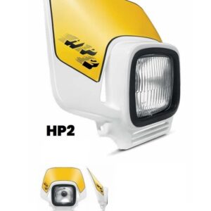 Plaque phare blanche style ELBA 2 (production HP-PARTS)